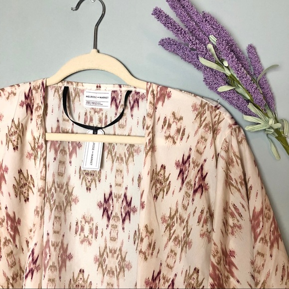 Melrose and Market Aztec Print Kimono - Picture 2 of 7